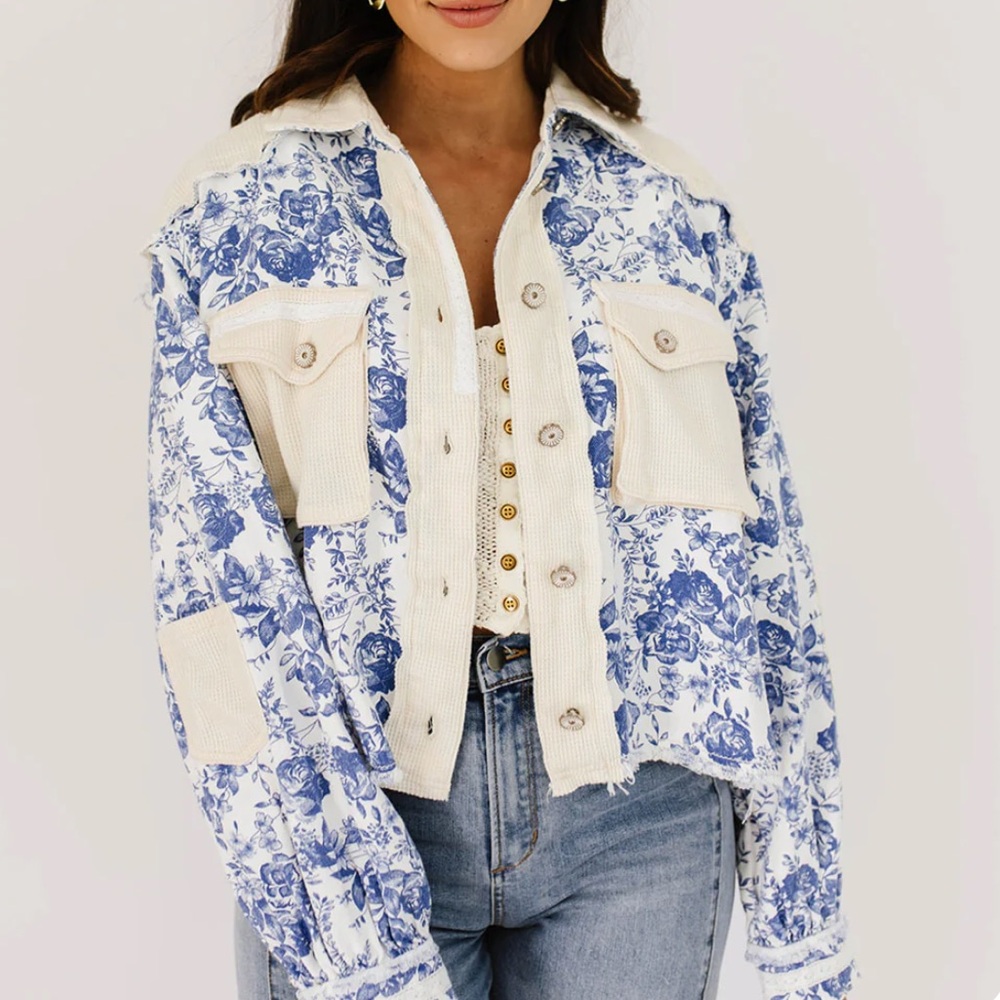 High tea Shirt Jacket